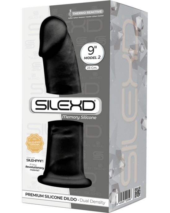 Silexd SILIKONA DILDO MODELIS 2 9 MELNS"