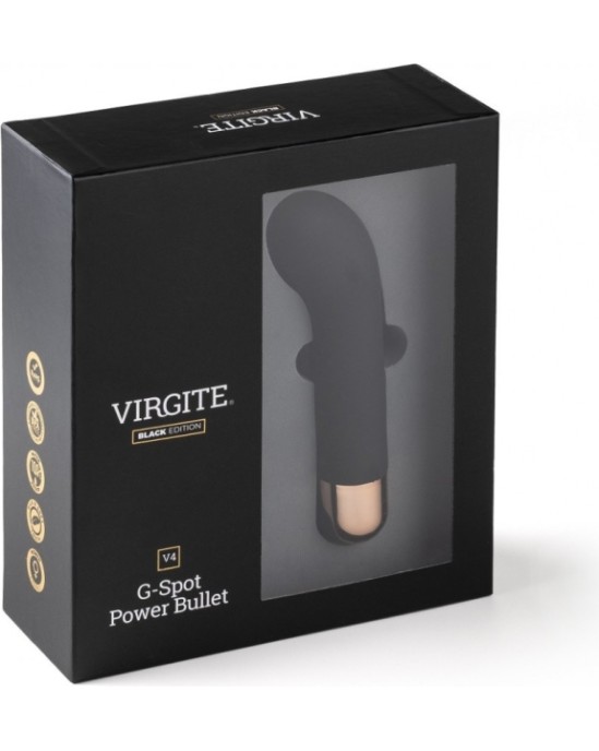 Virgite - Black Edition VIBRĒJOŠĀ BULLET V4 BLACK EDITION