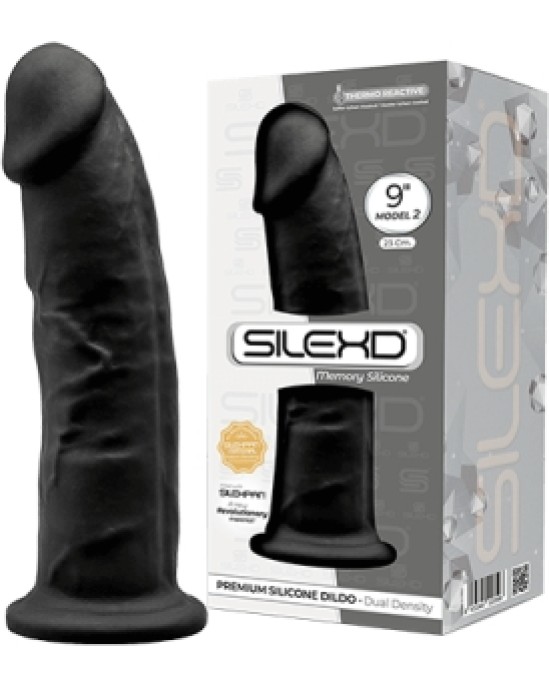 Silexd SILIKONA DILDO MODELIS 2 9 MELNS"