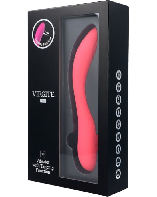 Virgite - Vibes V8 PINK RECHARGEABLE TAPPING VIBRATOR