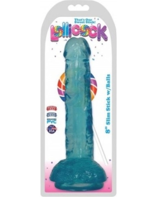 Xr - Lollicock DILDO AR sēkliniekiem SLIM STICK BERRY 2032 CM"