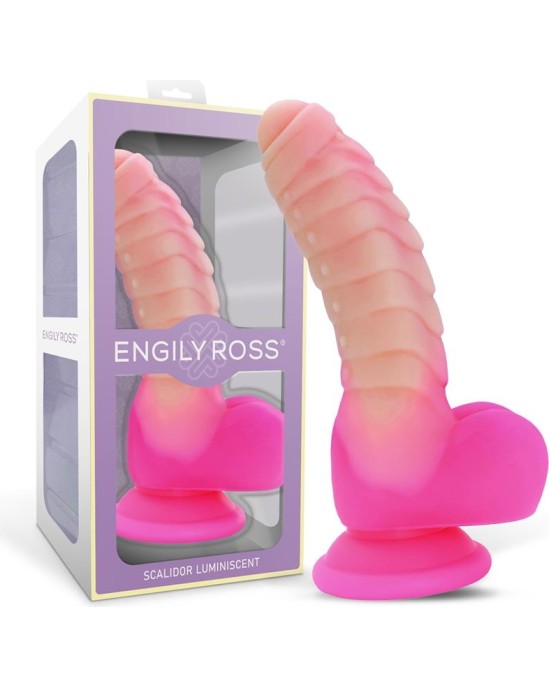 Dildox By Engily Ross Scalidor Luminiscent Unicorn Liquid Silikona Dildo 18 cm