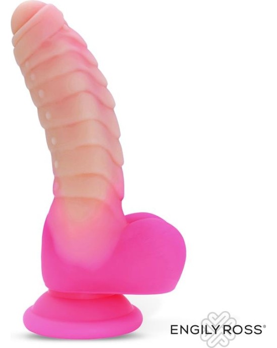 Dildox By Engily Ross Scalidor Luminiscent Unicorn Liquid Silikona Dildo 18 cm