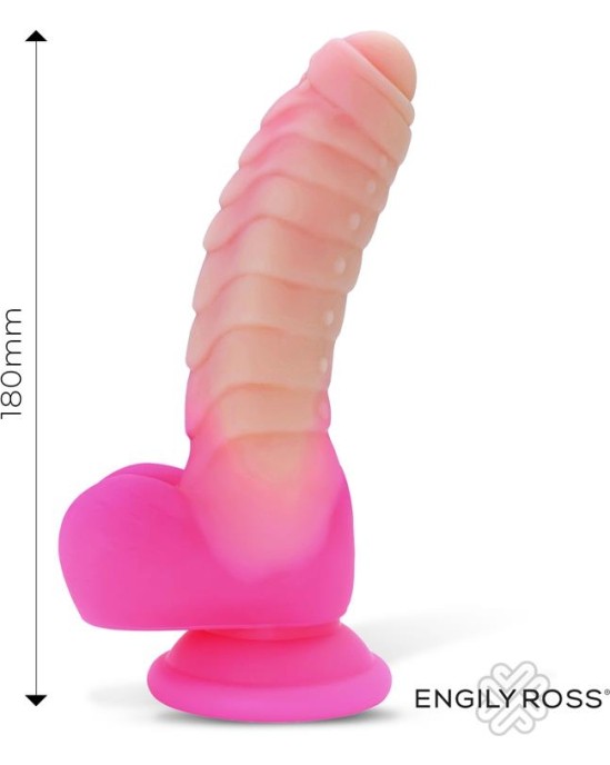 Dildox By Engily Ross Scalidor Luminiscent Unicorn Liquid Silikona Dildo 18 cm