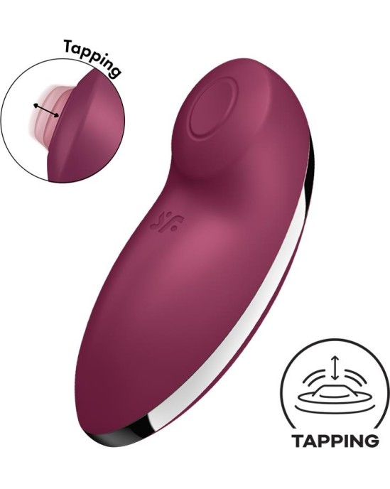 Satisfyer Tap & Climax 2 Sensual Tapping Motion Red