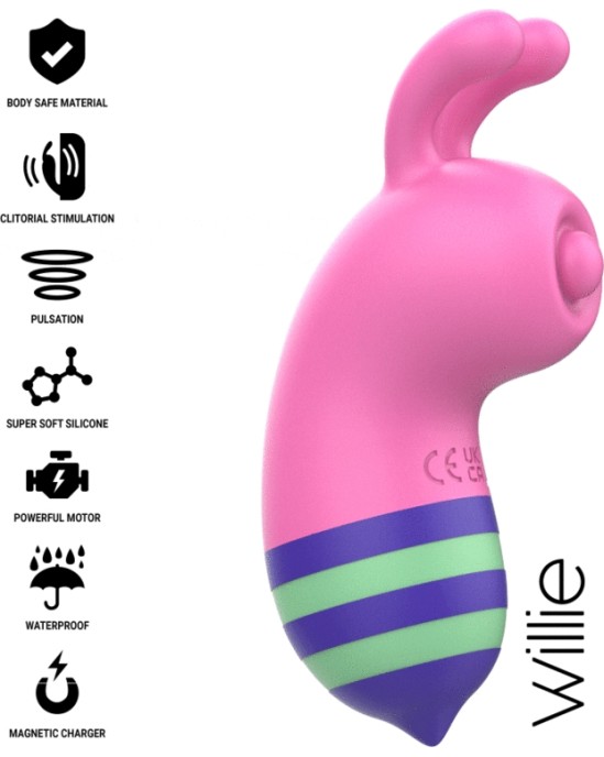 Intense Fun ИНТЕНСИВНЫЙ - СТИМУЛЯТОР ВИЛЛИ ПЧЕЛЫ РОЗОВЫЙ/ЗЕЛЕНЫЙ