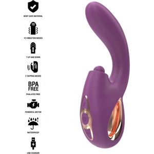 Intense Fun INTENSE - LALI MULTIFUNCTION G-SPOT VIBRATOR TAPPING & THRUST & VIBRATION PURPLE