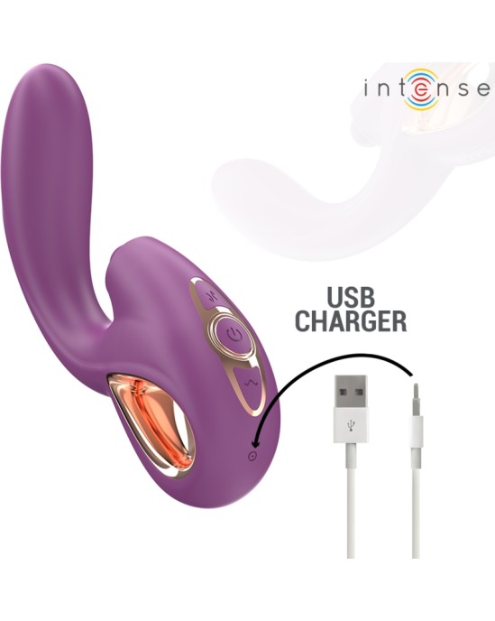 Intense Fun INTENSE - LALI MULTIFUNCTION G-SPOT VIBRATOR TAPPING & THRUST & VIBRATION PURPLE