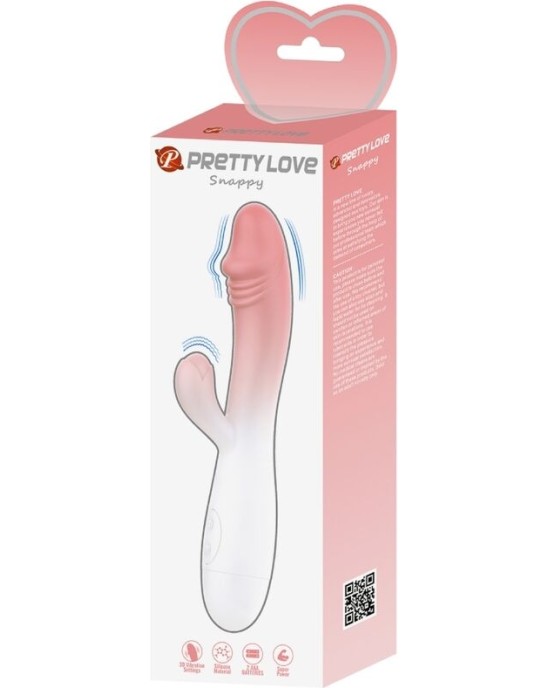 Pretty Love SNAPPY RABBIT VIBRATOR 30 VIBRATIONS PINK