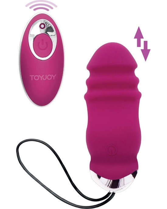 Toyjoy HAPPINESS SUNN SIDE UP AND DOWN VIBRATOR REMOTE CONTROL FUCHSIA