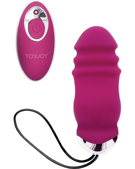 Toyjoy HAPPINESS SUNN SIDE UP AND DOWN VIBRATOR REMOTE CONTROL FUCHSIA