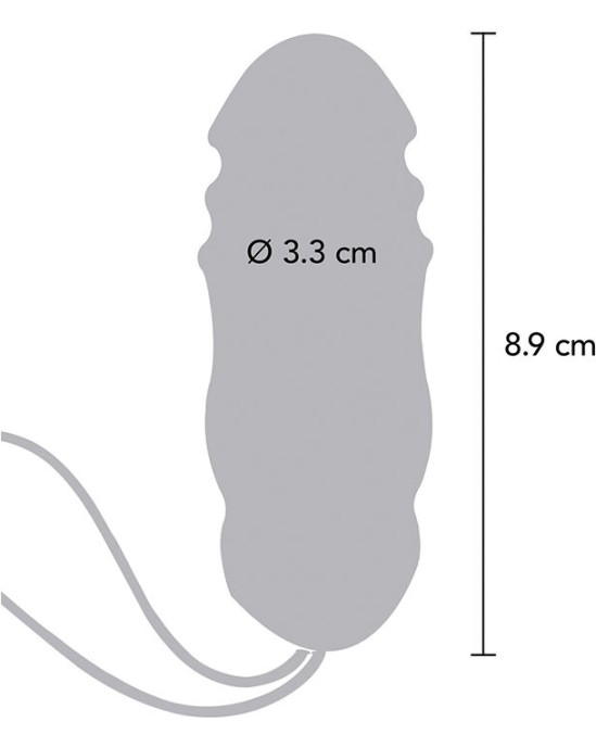 Toyjoy HAPPINESS SUNN SIDE UP AND DOWN VIBRATOR REMOTE CONTROL FUCHSIA