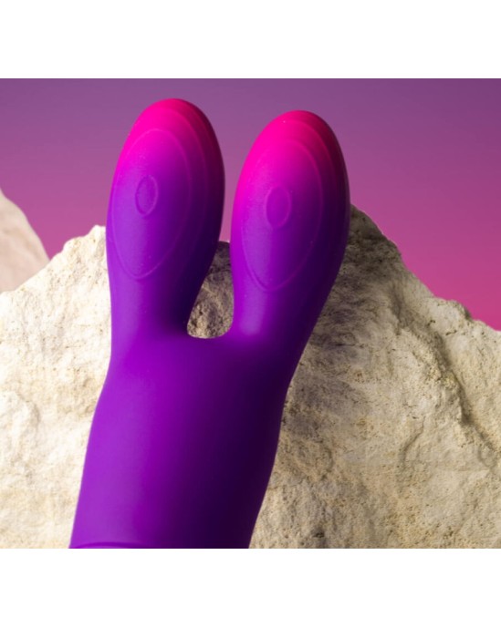 Rocks-Off ROCKS- OFF - GLO-GIRL BUNNY PURPLE FLEXIBLE VIBRATOR
