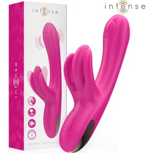 Intense Fun INTENSE - BRITNEY MULTIFUNCTION RABBIT VIBRATOR 23 CM PINK