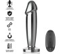 Intense Anal Toys INTENSE - ANAL PLUG 10 VIBRATIONS METAL DILDO WITH REMOTE CONTROL M
