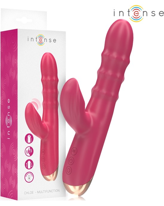 Intense Fun INTENSE - CHLOE MULTIFUNCTION VIBRATOR 3 IN 1 RED