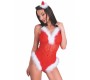 Livco Corsetti Bodies LIVCO CORSETTI FASHION - NAUGHTY SANTA LC 90706 CHRISTMAS BODYSUIT L/XL