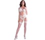Chilirose Sets CHILIROSE - CR 4862 SET OF BRA, GARTER BELT, THONG AND WHITE LACE STOCKINGS S