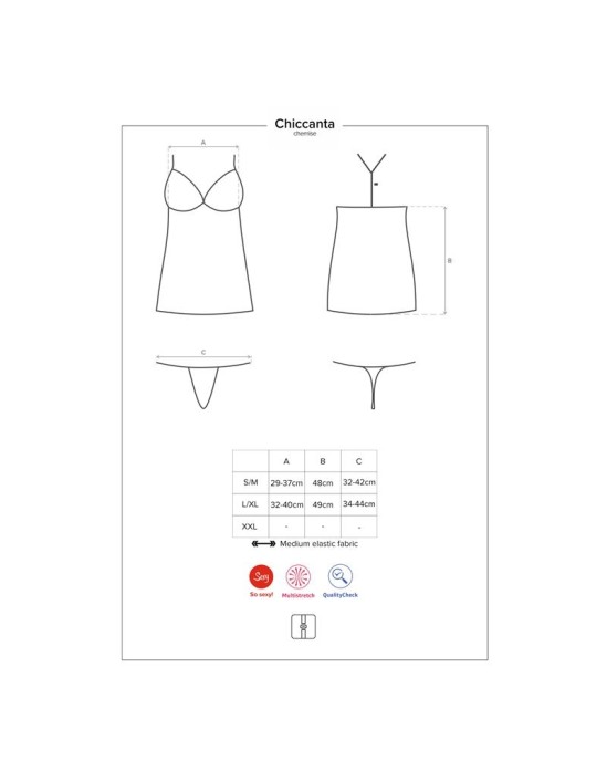 Obsessive Сорочка и стринги Chiccanta