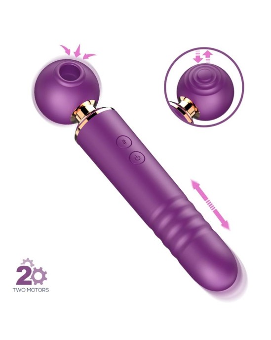 Action No. TwentyTwo Clitoris Sucker 3 in 1 with Pulsation and Thrusting