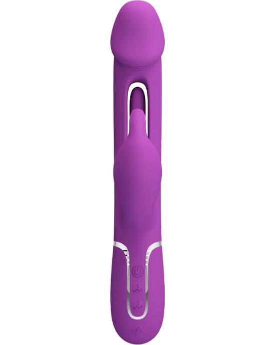 Pretty Love KAMPAS 3 IN 1 MULTIFUNCTION RABBIT VIBRATOR PURPLE