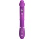 Pretty Love KAMPAS 3 IN 1 MULTIFUNCTION RABBIT VIBRATOR PURPLE