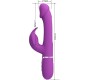 Pretty Love KAMPAS 3 IN 1 MULTIFUNCTION RABBIT VIBRATOR PURPLE