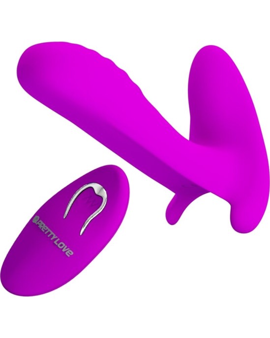 Pretty Love MASSAGER & VIBRATOR 12 VIBRATIONS REMOTE CONTROL PURPLE