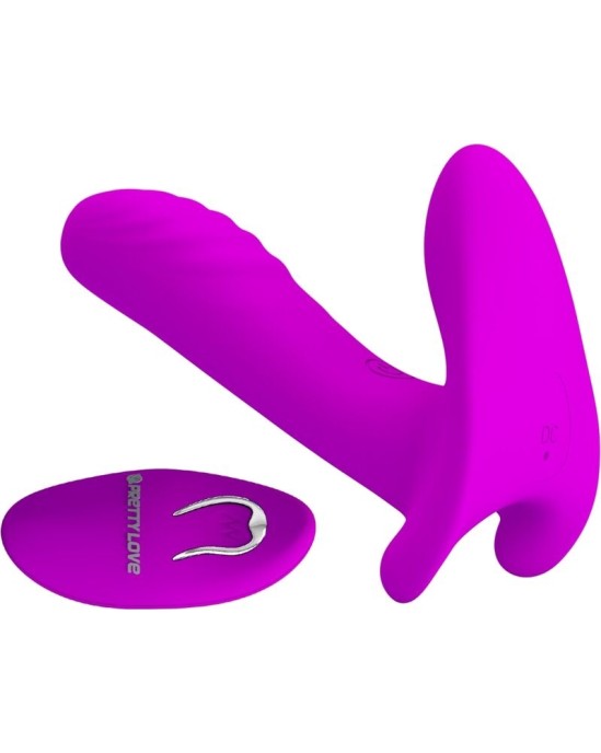 Pretty Love MASSAGER & VIBRATOR 12 VIBRATIONS REMOTE CONTROL PURPLE
