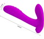 Pretty Love MASSAGER & VIBRATOR 12 VIBRATIONS REMOTE CONTROL PURPLE