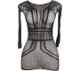 Subblime Dresses SUBBLIME - 951931 SHORT FISHNET DRESS WITH BARE BACK ONE SIZE