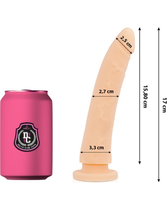Deltaclub DELTA CLUB - TOYS DILDO NATURAL MEDICAL SILICONE 17 CM -O- 3 CM