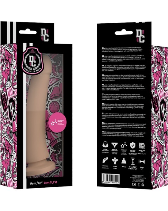 Deltaclub DELTA CLUB - TOYS DILDO NATURAL MEDICAL SILICONE 17 CM -O- 3 CM