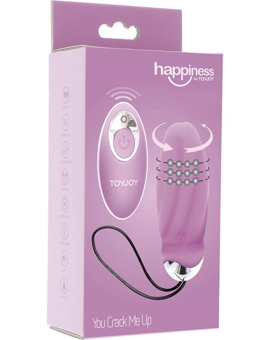 Toyjoy HAPPINESS YOU CRACK ME UP REMOTE CONTROL VIBRATOR