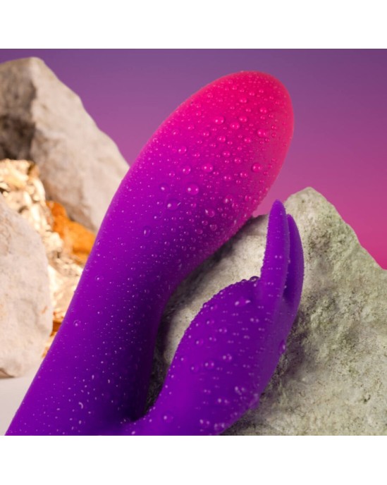 Rocks-Off ROCKS- OFF - GLO- GIRL PURPLE RABBIT VIBRATOR