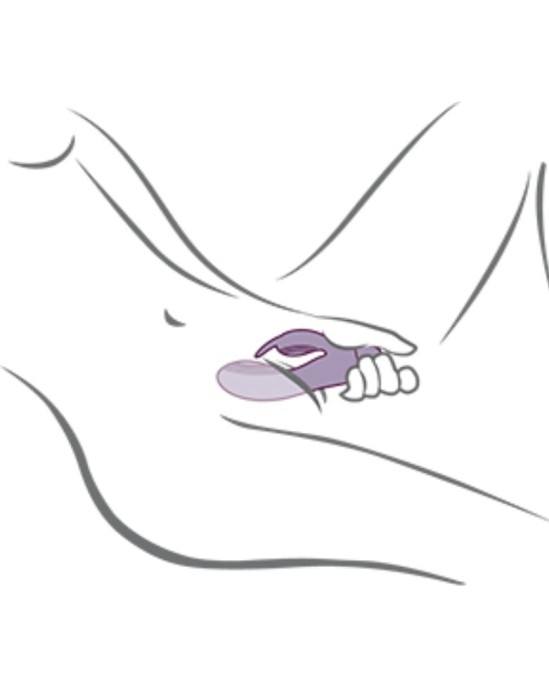 Rocks-Off ROCKS- OFF - GLO- GIRL PURPLE RABBIT VIBRATOR