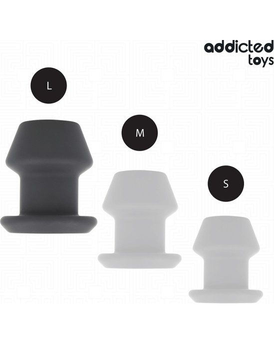 Addicted Toys EXTREME HOLLOW ANAL PLUG SILICONE SIZE L 10.4 CM