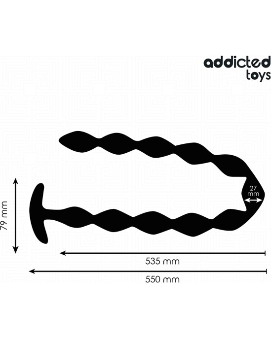 Addicted Toys EXTRA LONG SILICONE ANAL PLUG