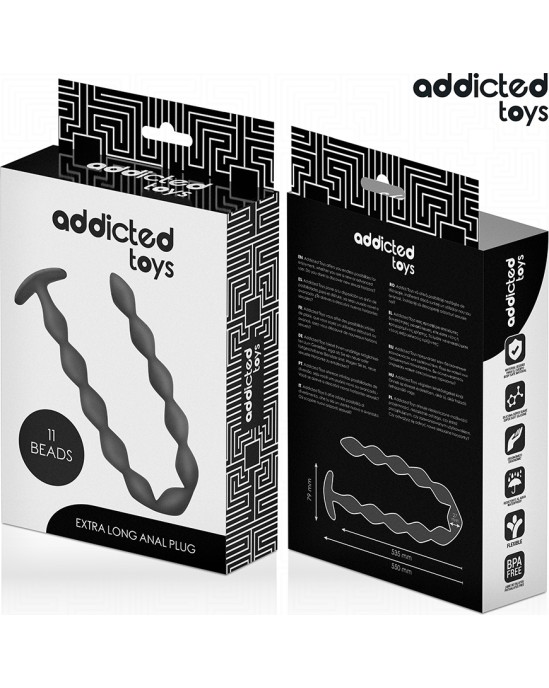 Addicted Toys EXTRA LONG SILICONE ANAL PLUG