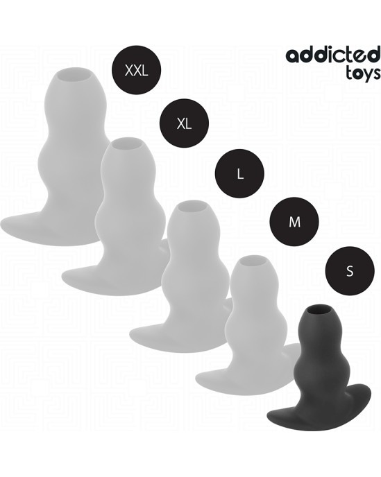 Addicted Toys HOLLOW ANAL PLUG SILICONE SIZE S 7.3 CM