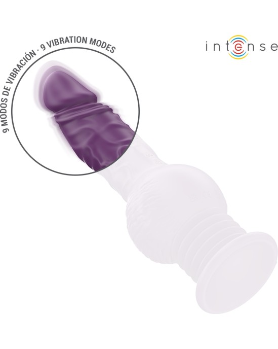 Intense Fun INTENSE - TATUM MULTIFUNCTION VIBRATOR WITH UP AND DOWN VIBRATION 24 CM PURPLE