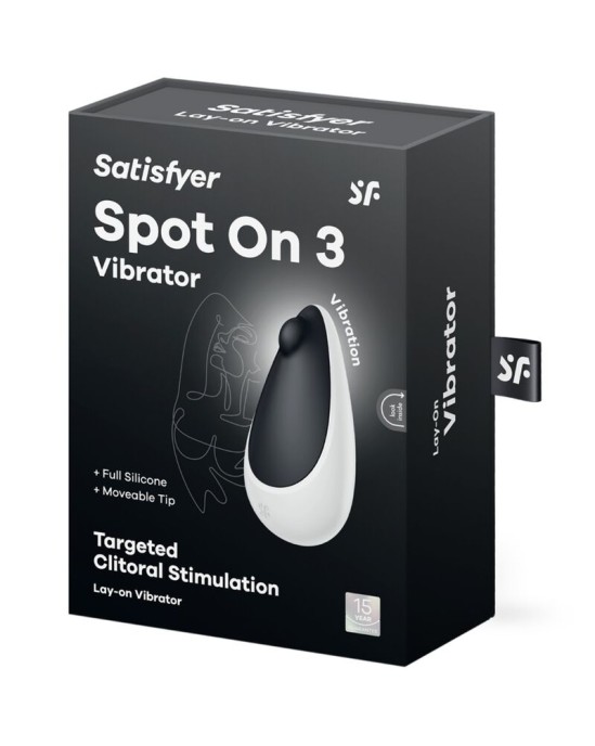 Satisfyer Vibrator SATISFYER - SPOT ON 3 СТИМУЛЯТОР КЛИТОРА ЧЕРНЫЙ