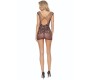 Passion Woman Bodystockings PASSION - BS111 BLACK LACE BODYSTOCKING