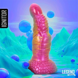 Legend Aizdedzes šķidrums silikona dildo 18,3 cm