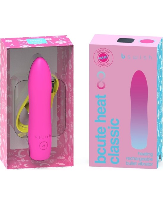 B Swish BCUTE INFINITE HEAT CLASSIC HEATABLE VIBRATOR PINK