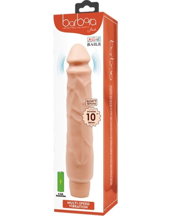 Baile JACK REALISTIC VIBRATOR 26 CM FLESH