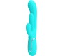 Pretty Love SHANIA TRIPLE RABBIT MULTIFUNCTION VIBRATOR 3 IN 1 BLUE