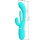 Pretty Love SHANIA TRIPLE RABBIT MULTIFUNCTION VIBRATOR 3 IN 1 BLUE