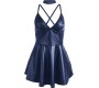 Subblime Dresses SUBBLIME - 955410 DRESS WITH BLUE LEATHER STRAPS S/M
