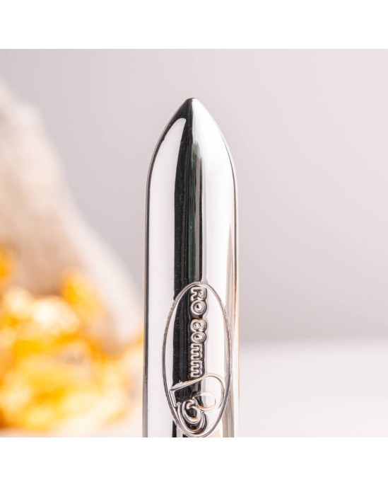 Rocks-Off RO-80 CHROME VIBRATING BULLET SILVER